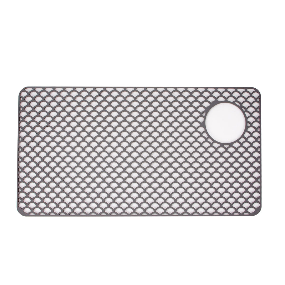 Non-Slip Multi-Textured Kitchen Drain Mat Kalsten