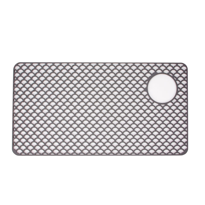 Non-Slip Multi-Textured Kitchen Drain Mat Kalsten