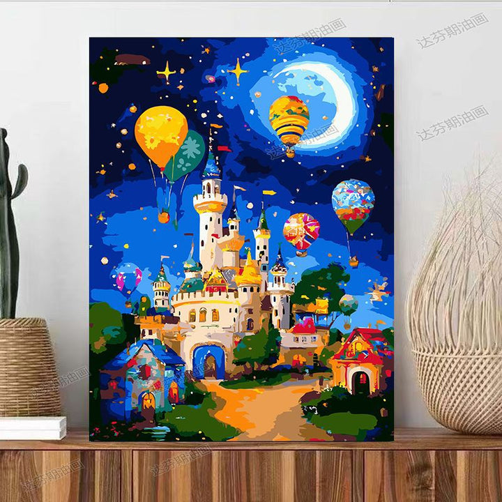Fantasy Landscape Canvas Art Print Kalsten