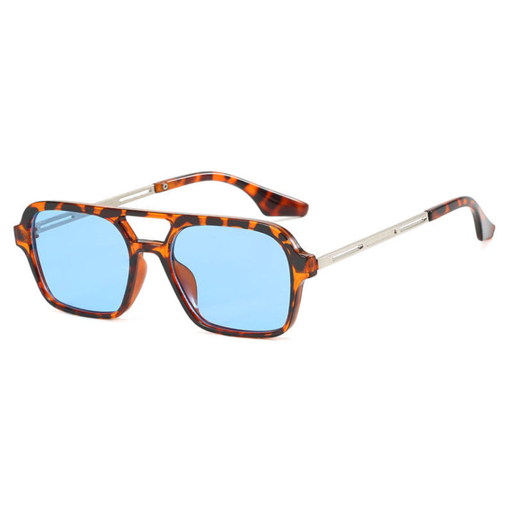 Women's striking square sunglasses with transparent frame Kalsten