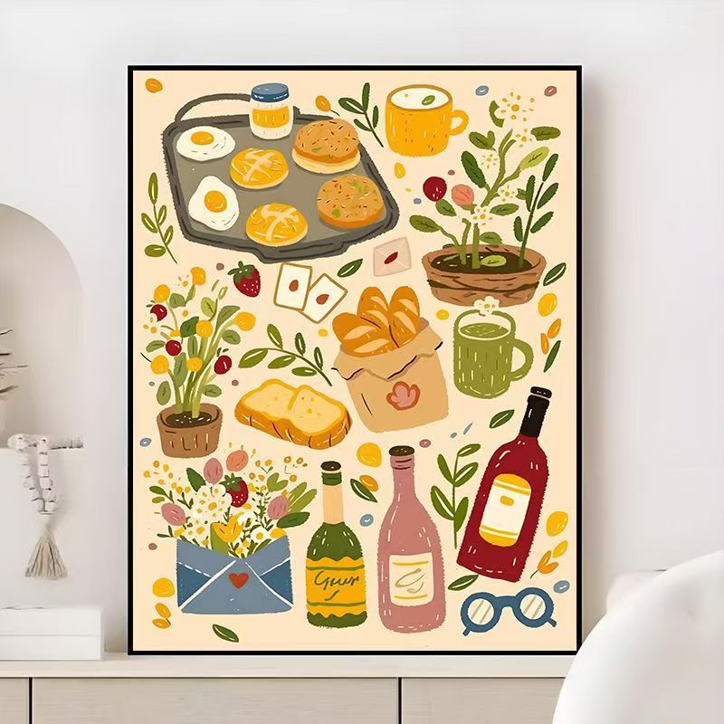 Gourmet Culinary-Themed Wall Art Kalsten