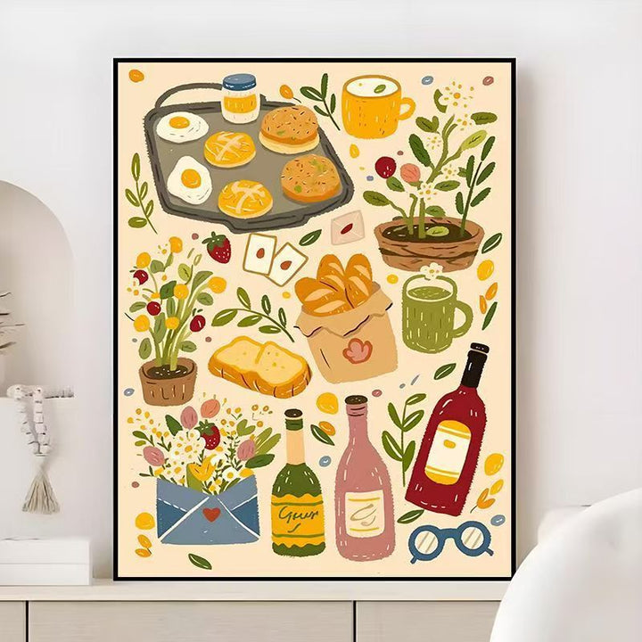 Gourmet Culinary-Themed Wall Art Kalsten