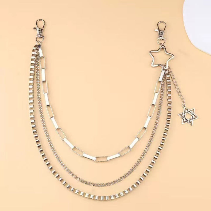 Fashionable chain accessory with star pendant Kalsten