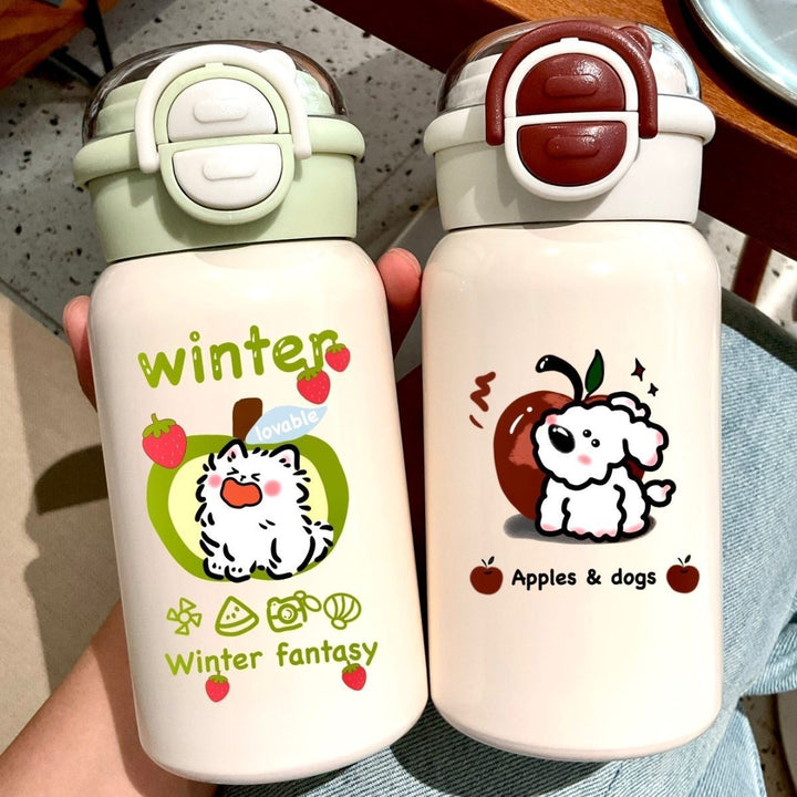 Ladies creative water bottle with animal motif Kalsten