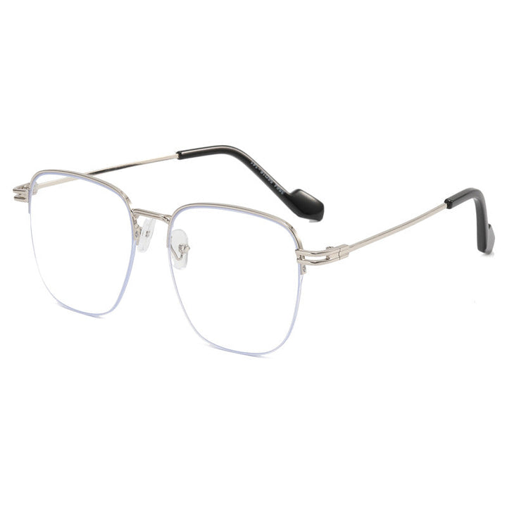 Women Designer Glasses with Square Frame and Glossy Metal Structure Kalsten