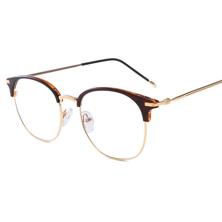 Women's fashionable cat-eye glasses with delicate metal frame Kalsten