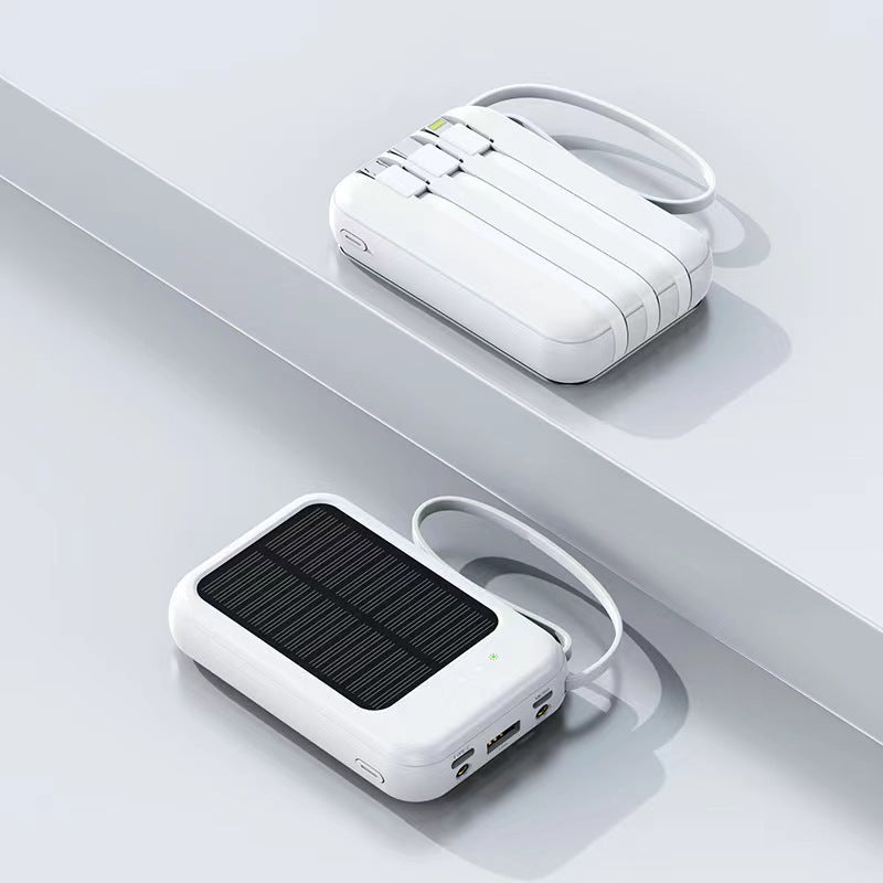 Solar-powered power bank with high capacity and multifunctional connections Kalsten