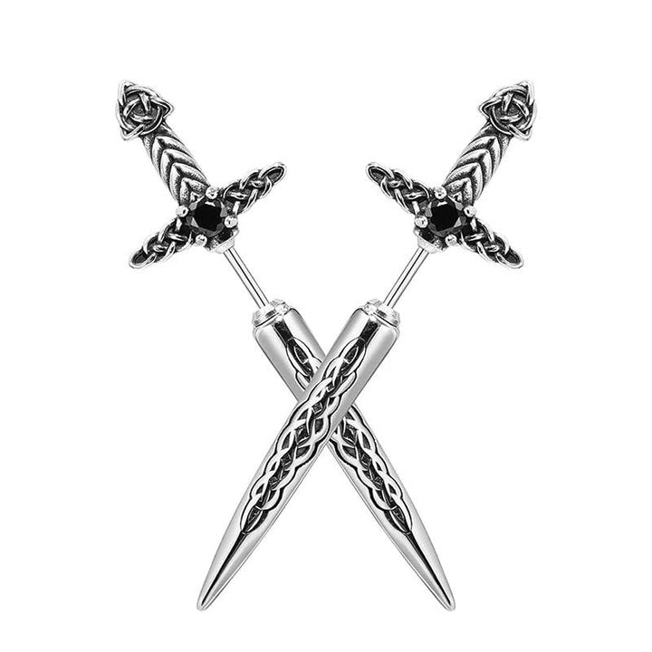 Gothic Sword-Shaped Earrings Kalsten