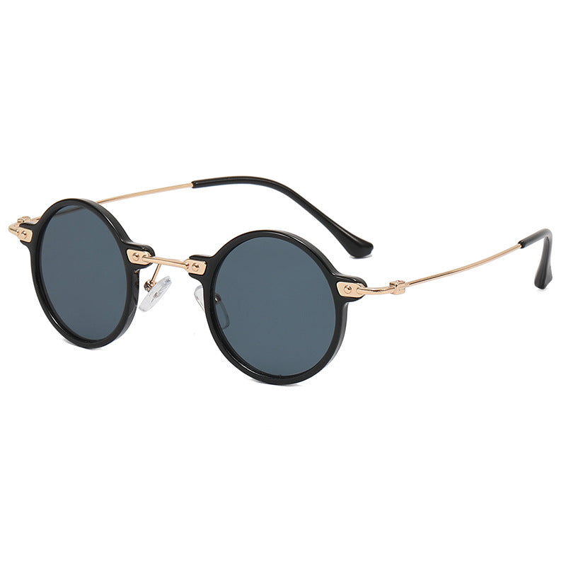 Ladies round glasses with delicate metal frame Kalsten