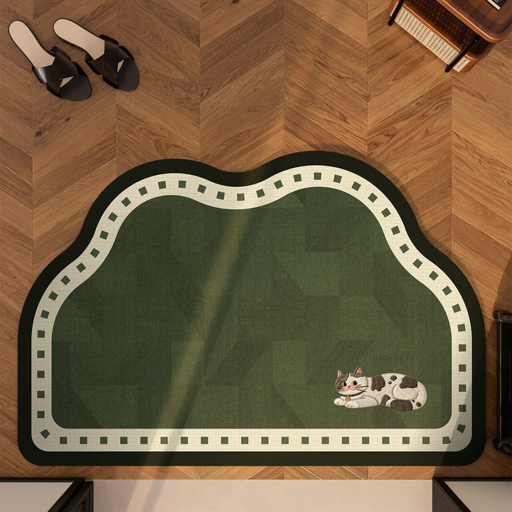 Cute Pet-Themed Bath Mat Kalsten