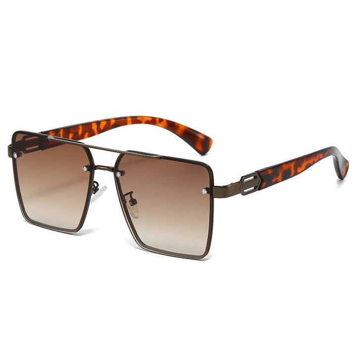 Women square sunglasses with elegant metal frame Kalsten
