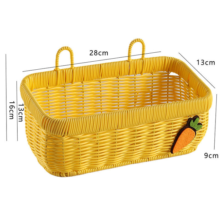 Handwoven Multi-Compartment Storage Basket Kalsten