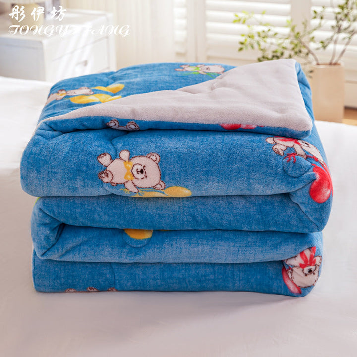 Ladies cuddly blanket made of fluffy microfiber fabric Kalsten