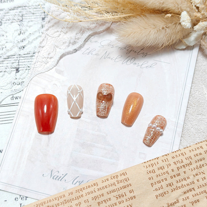 Elegant Artificial Nail Design Kalsten