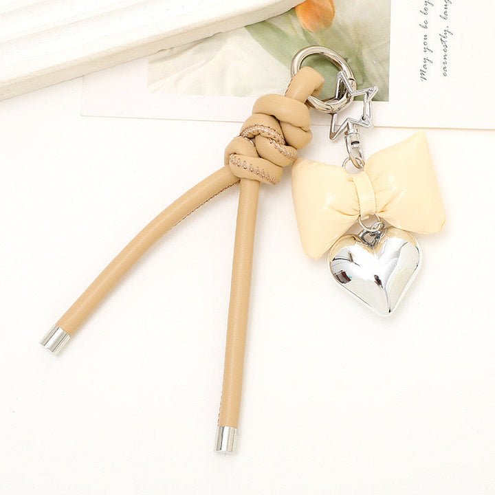 Fashionable Bow and Heart Keychain kalsten