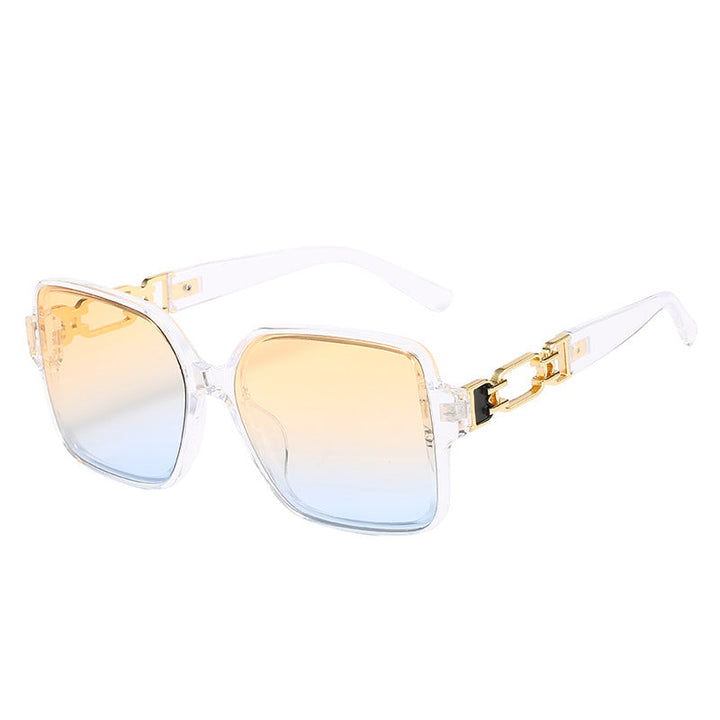 Ladies stylish square sunglasses with luxurious hinge design Kalsten