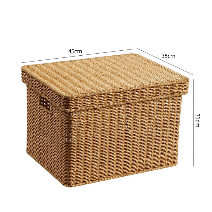 Handwoven Decorative Storage Chest Kalsten