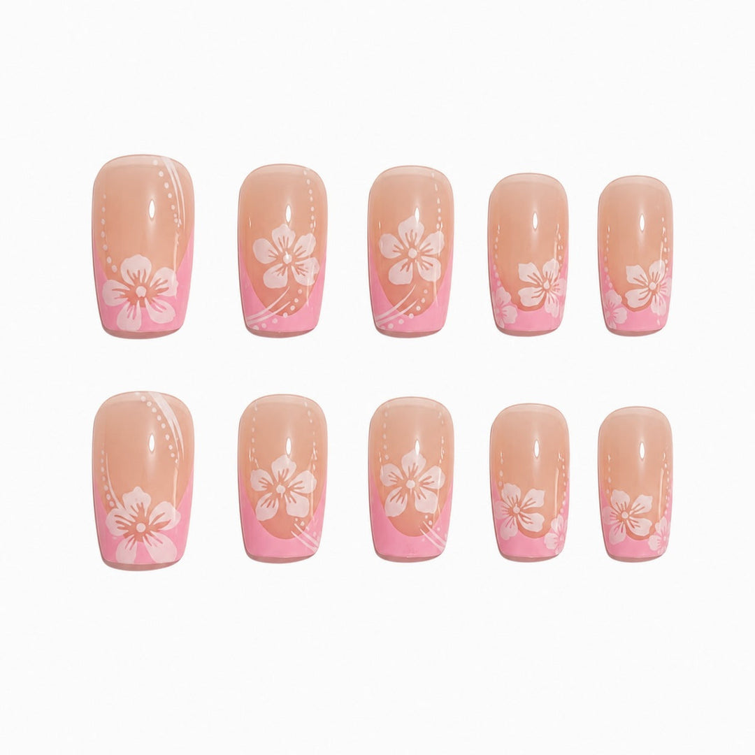 Artificial nails with delicate floral designs Kalsten