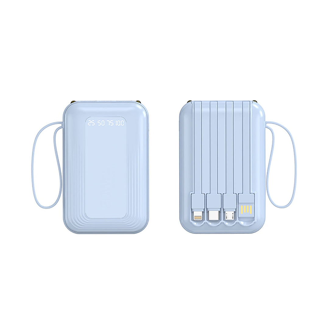 Multifunctional Power Bank with Integrated Cable System Kalsten