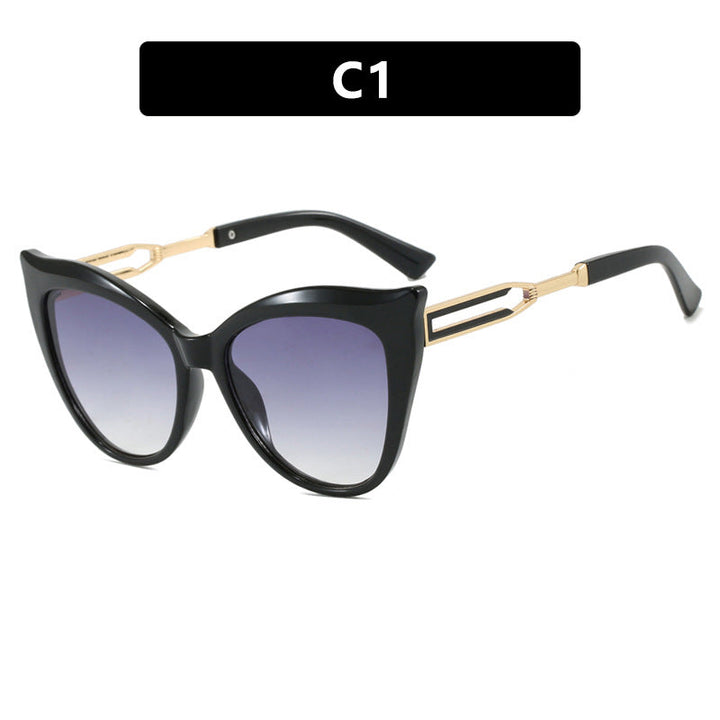 Ladies cat-eye glasses with elegant metal frame Kalsten