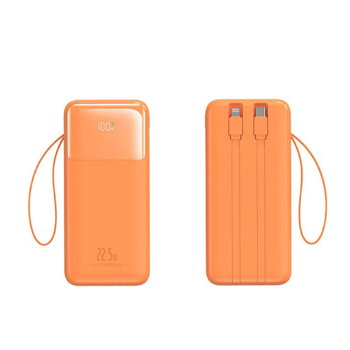 Portable power bank with integrated charging cable and fast charging function Kalsten