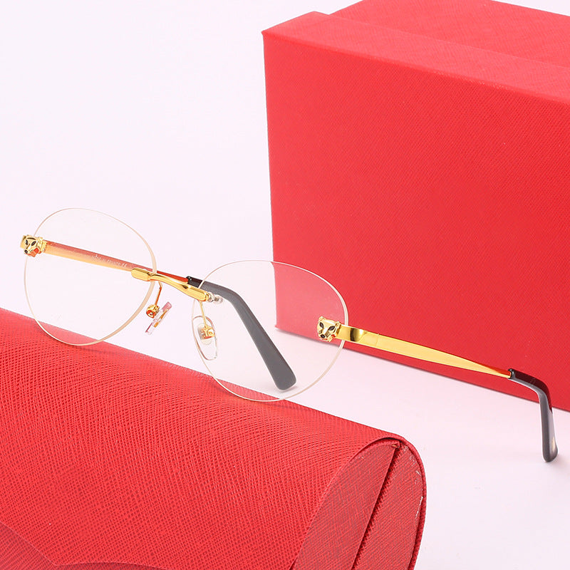 Ladies oval sunglasses with luxurious metallic accents Kalsten