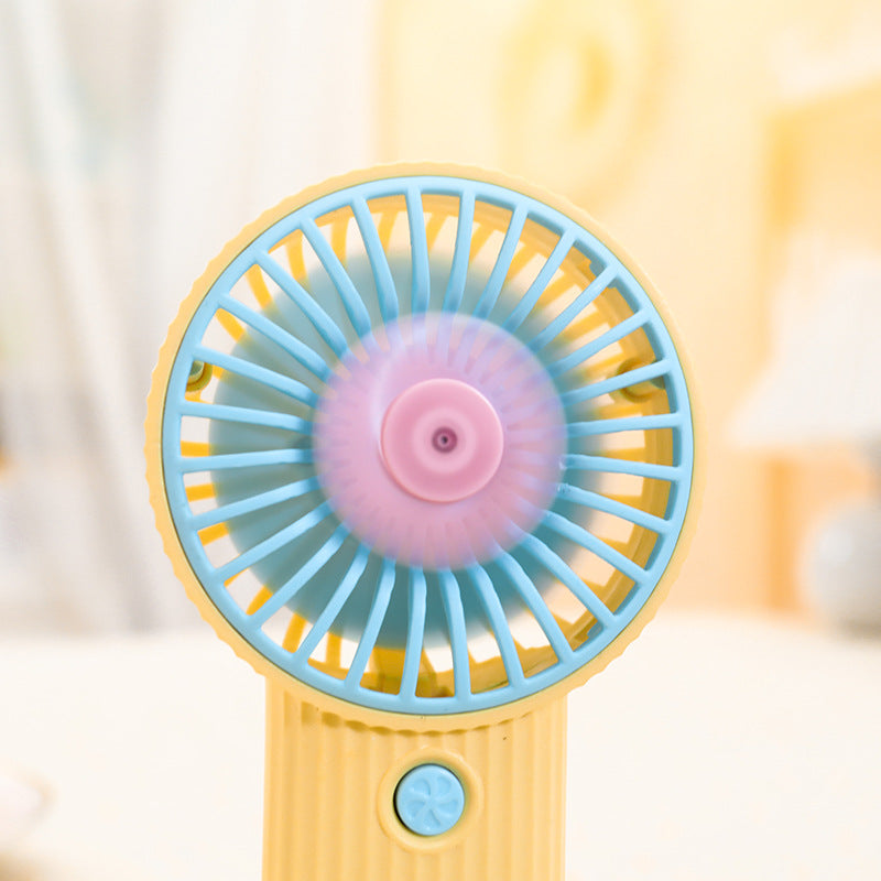 Women's Portable Hand Fan with Floral Design Kalsten