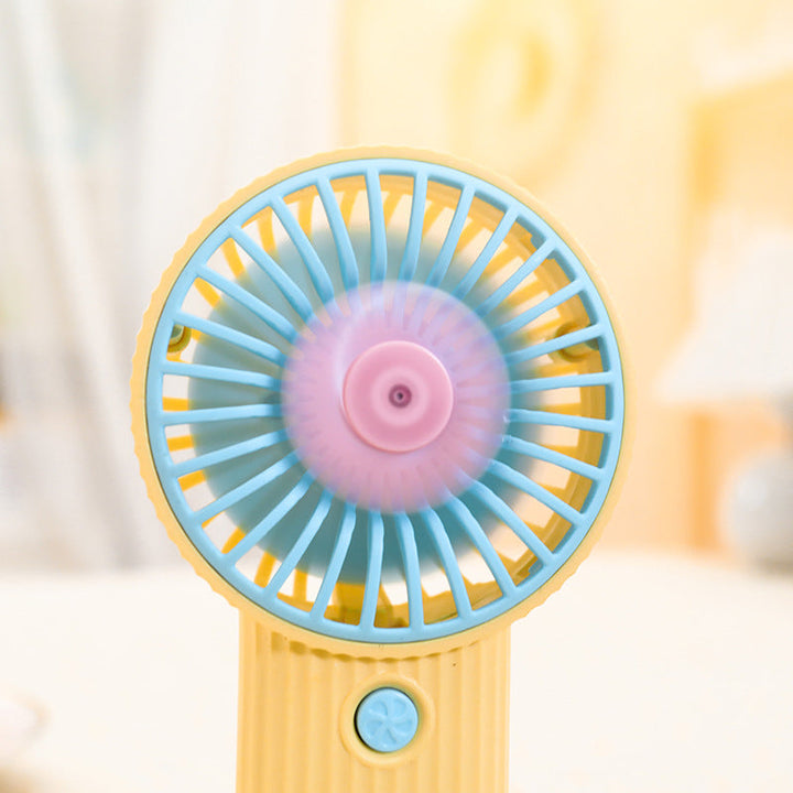 Women's Portable Hand Fan with Floral Design Kalsten