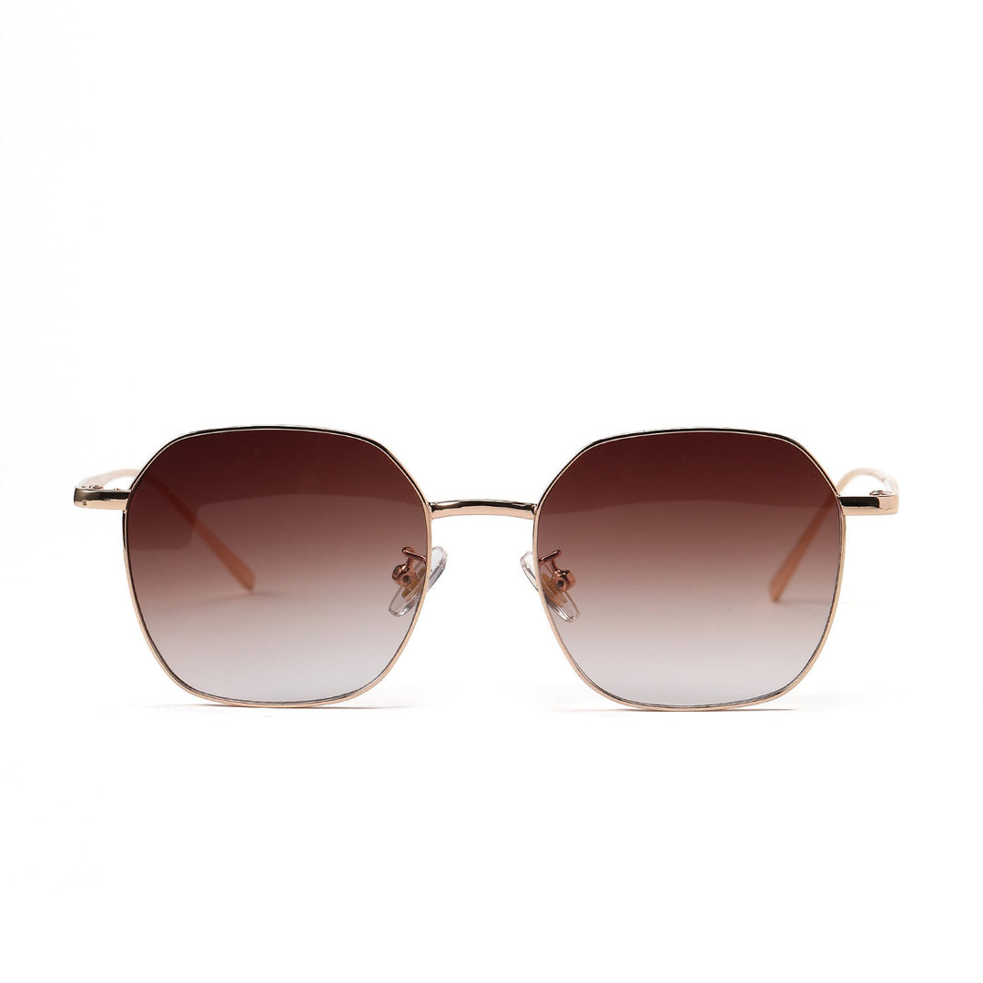 Women geometric sunglasses with modern metal frame Kalsten