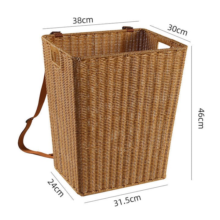 Handcrafted Woven Laundry Hamper Kalsten