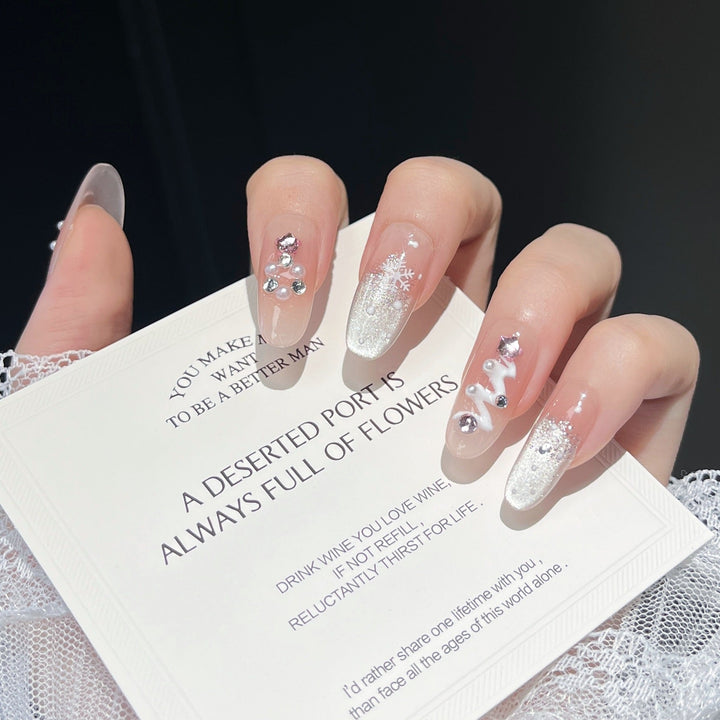 Festive Character-Themed Press-On Nail Art Kalsten