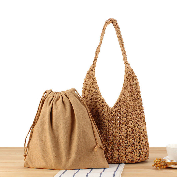 Macrame Tote Bag with Innovative Design Kalsten