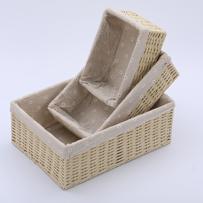 Women's Storage Basket Set with Decorative Lining Kalsten