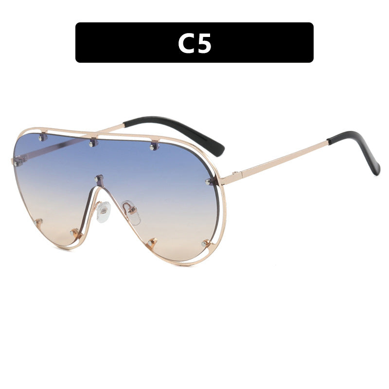 Women's fashionable oversized sunglasses in stylish retro design Kalsten