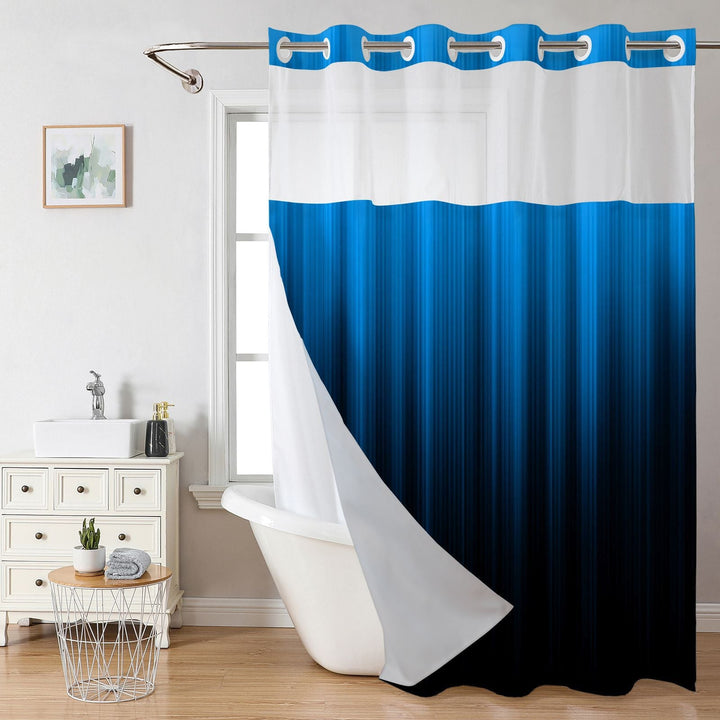 Modern Gradient Shower Curtain Kalsten