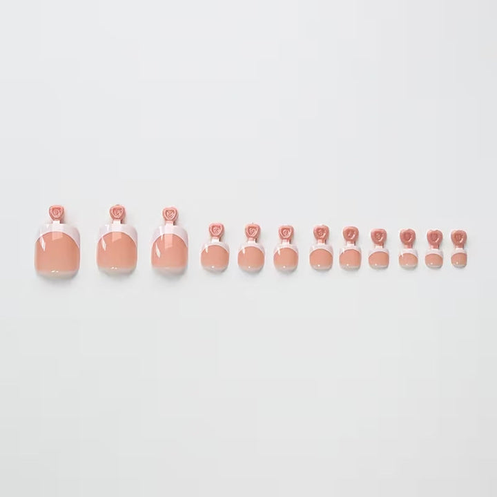 French Tip Toenail Press-On Set Kalsten
