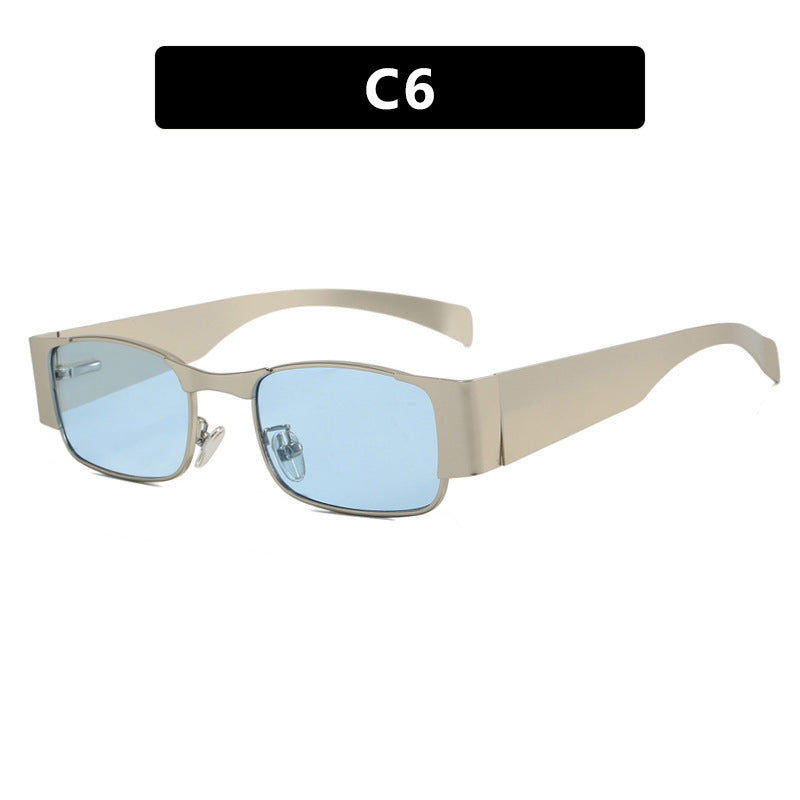 Women's fashionable rectangular sunglasses with elegant lenses Kalsten