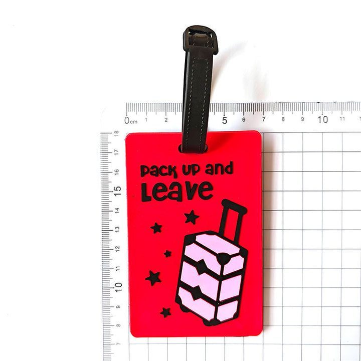 Unisex luggage tag in creative rainbow design Kalsten