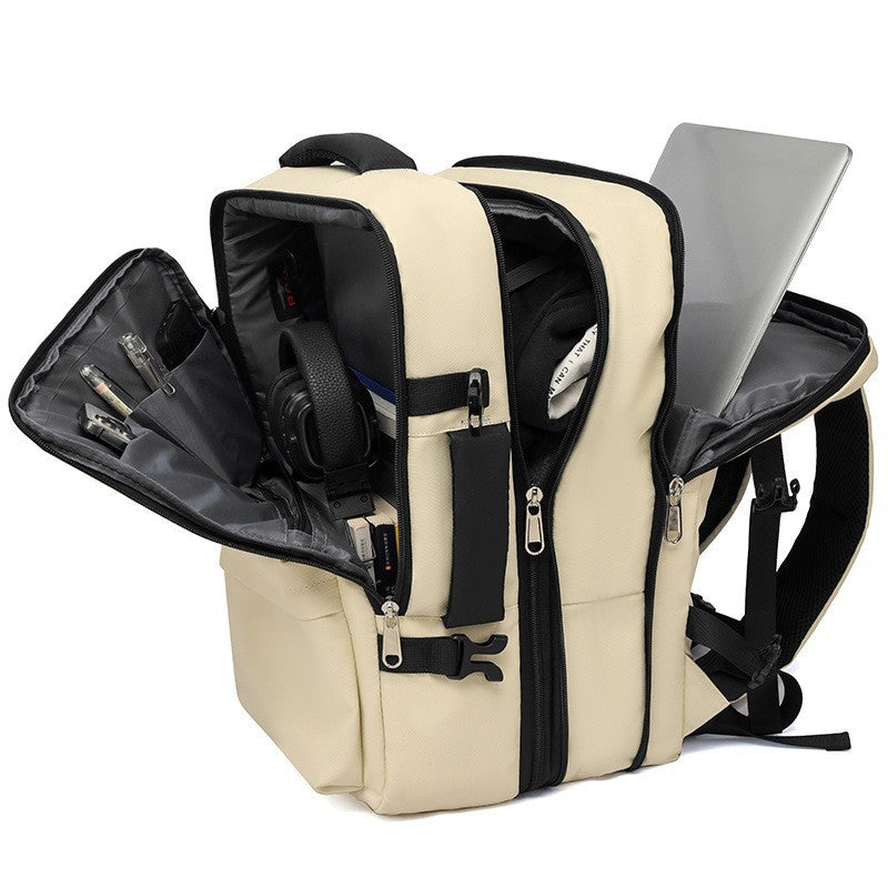 Backpack with 180-degree opening and expandable storage Kalsten