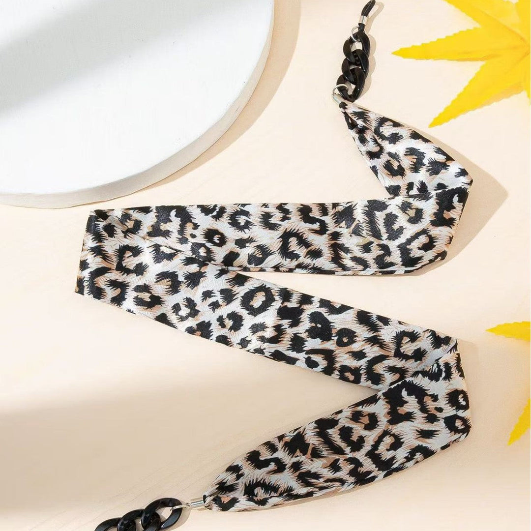 Chic Animal Print Eyewear Chain Kalsten