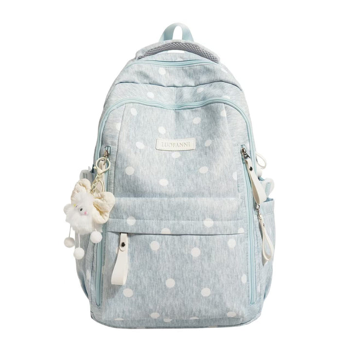 Polka Dot Multi-Pocket Backpack Kalsten