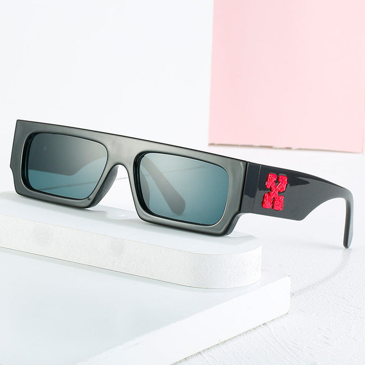Women's stylish oversized sunglasses with unique design Kalsten