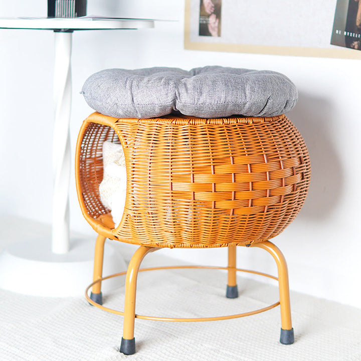 Ladies Modern Rattan Armchair by Kalsten