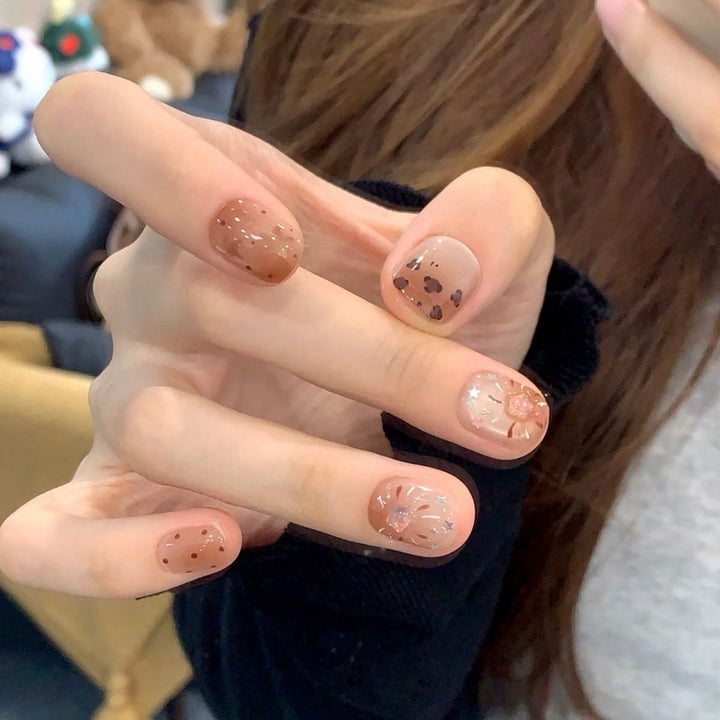 Artisan Floral Press-On Nail Set Kalsten
