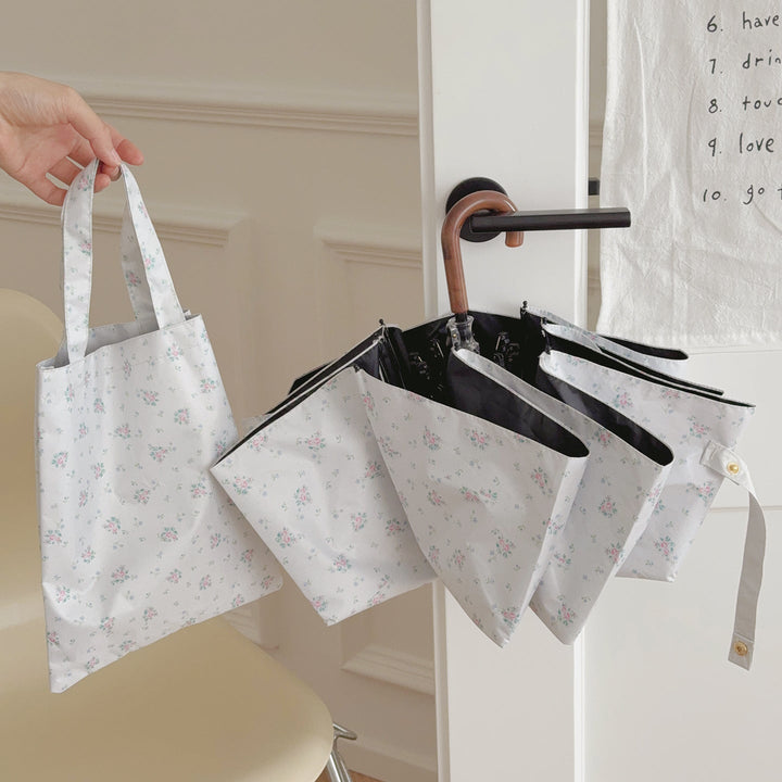 Women's Foldable Umbrella with Floral Pattern Kalsten