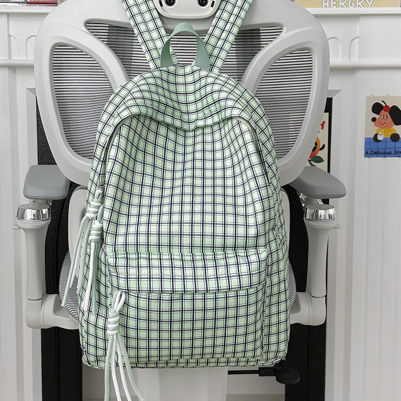 Functional Checked Backpack
