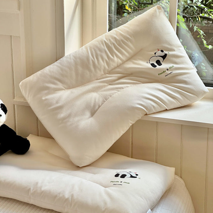 Women Ergonomic Pillow with Playful Panda Design Bowlift
