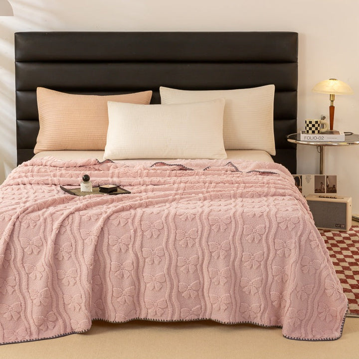 Ladies Cozy and Soft Blanket with Floral Pattern Kalsten