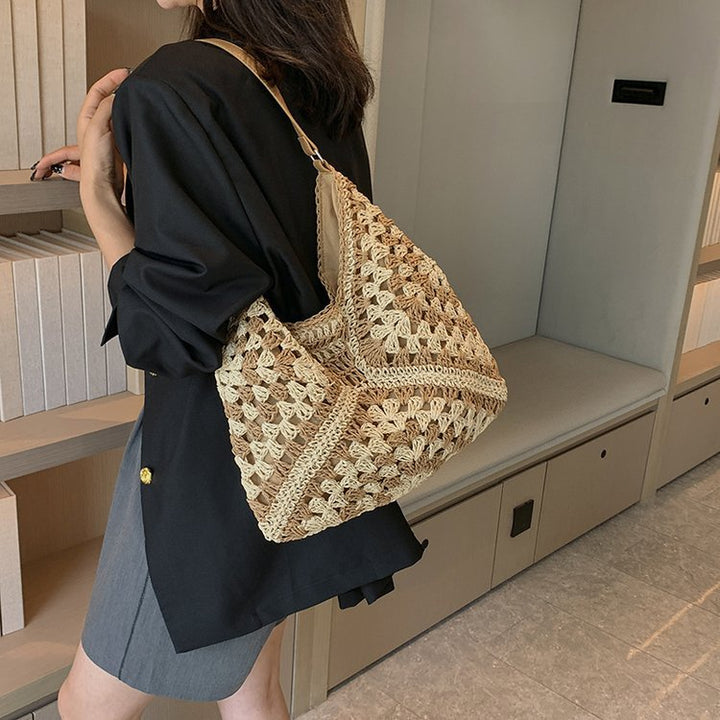 Handbag with Modern Macrame Structure Kalsten