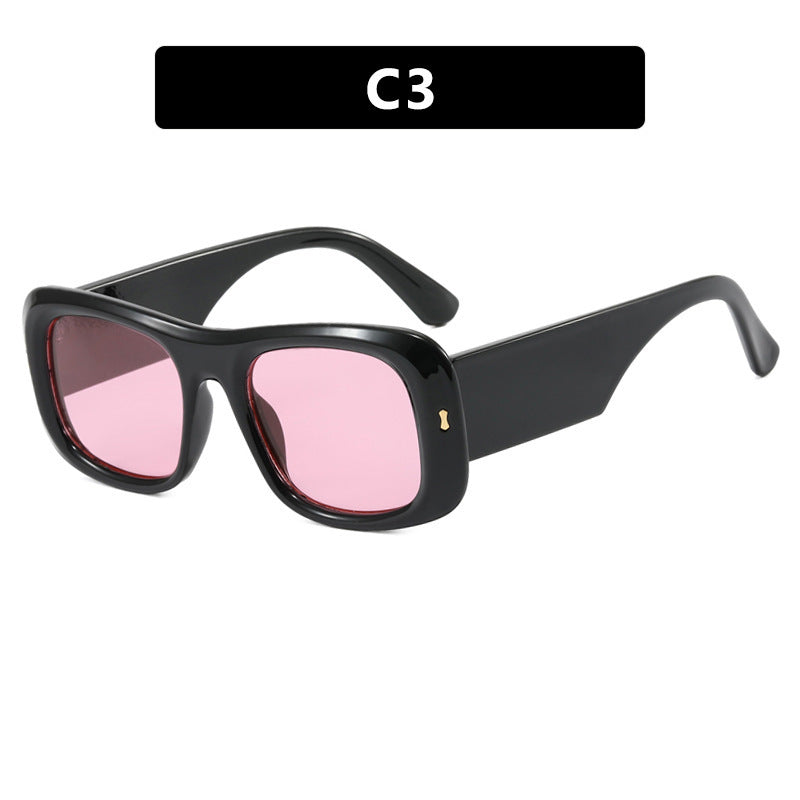 Women's oversized square sunglasses with a wide frame and polarized lenses Kalsten